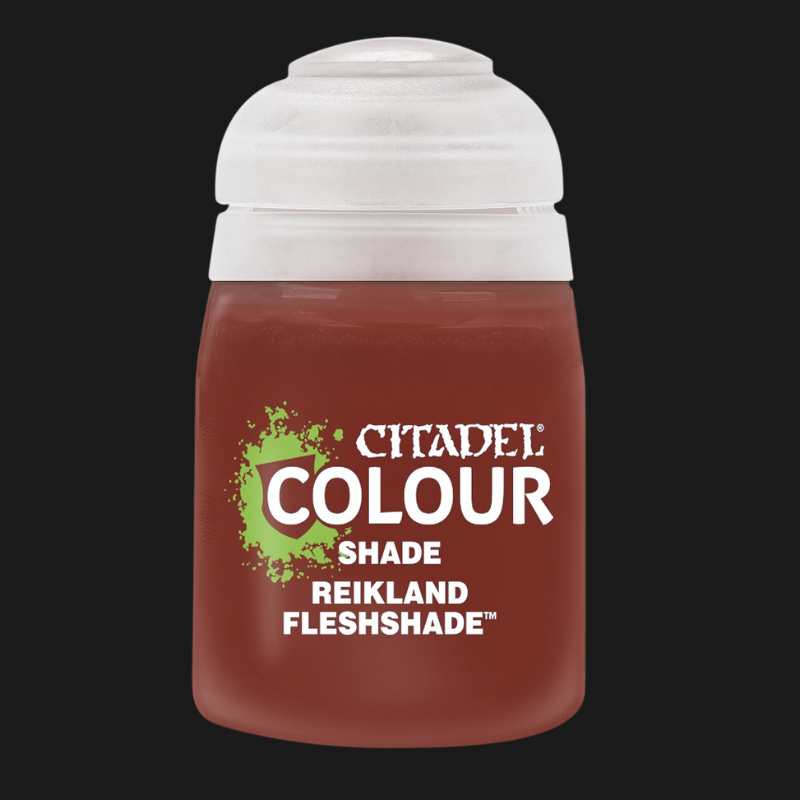 Citadel Reikland Fleshshade Shade Paint 18ml – Warhammer Miniatures Skin Tone Wash