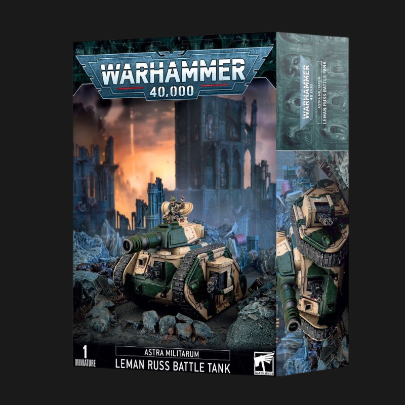 WARHAMMER 40K ASTRA MILITARUM LEMAN RUSS BATTLE TANK NEW SEALED BOX WARHAMMER 40K ASTRA MILITARUM LEMAN RUSS BATTLE TANK NEW SEALED BOX