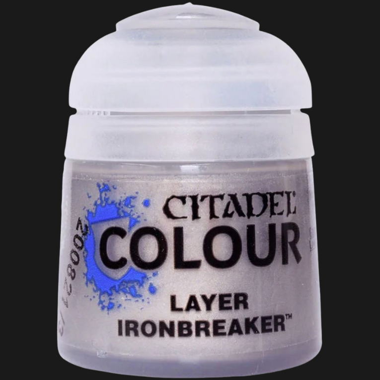 Citadel Layer Ironbreaker 12ml – Metallic Silver Paint for Miniatures