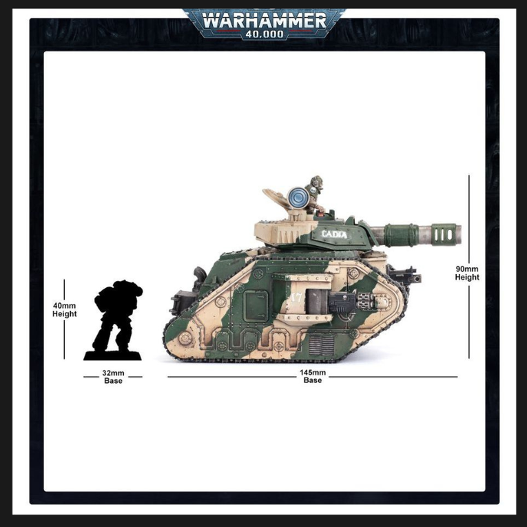 Leman Russ Battle Tank – Astra Militarum Heavy Armored Vehicle Warhammer 40K