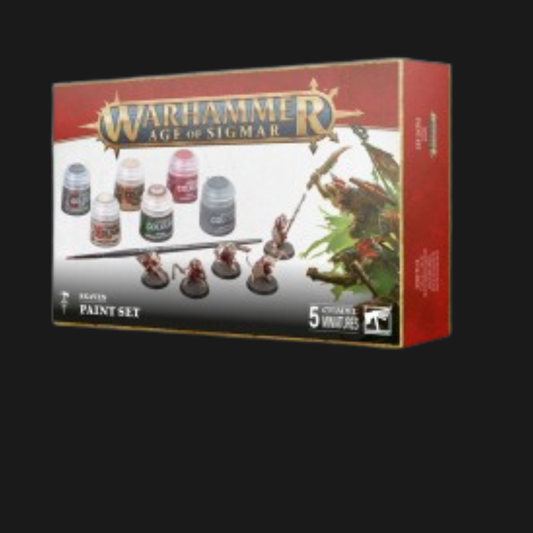 Skaven Paint Set – Warhammer Age of Sigmar Beginner Kit with Miniatures & Citadel Colours
