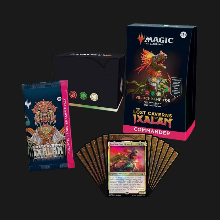 Veloci-Ramp-Tor Commander Deck | Naya Dinosaur Tribal | MTG Lost Caverns of Ixalan