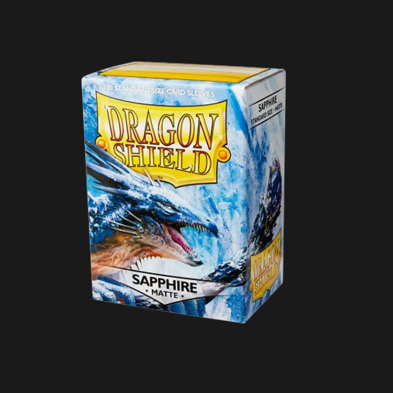 Dragon Shield Matte Sapphire Sleeves - Premium Card Protection for TCG