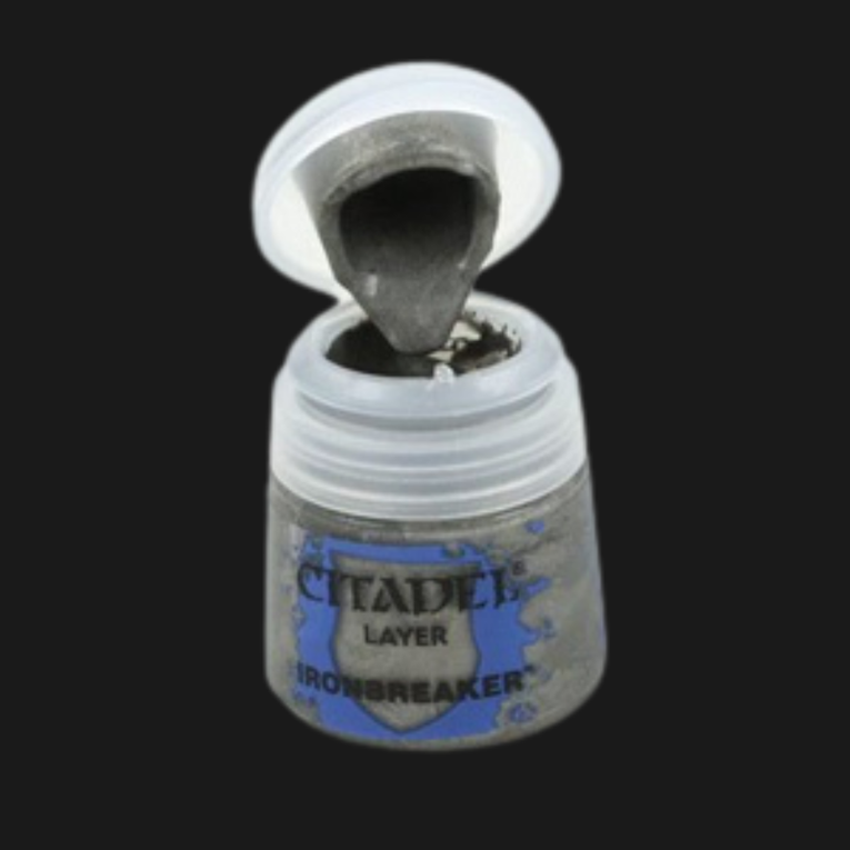 Citadel Layer Ironbreaker 12ml – Metallic Silver Paint for Miniatures