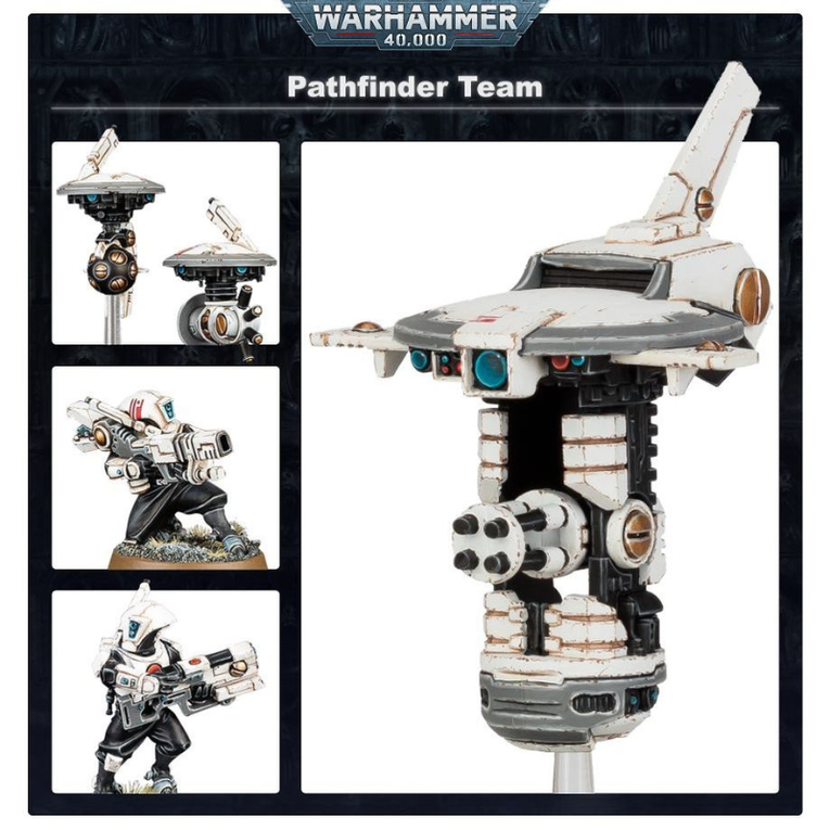 T'au Empire Pathfinder Team Warhammer 40K Miniatures Set
