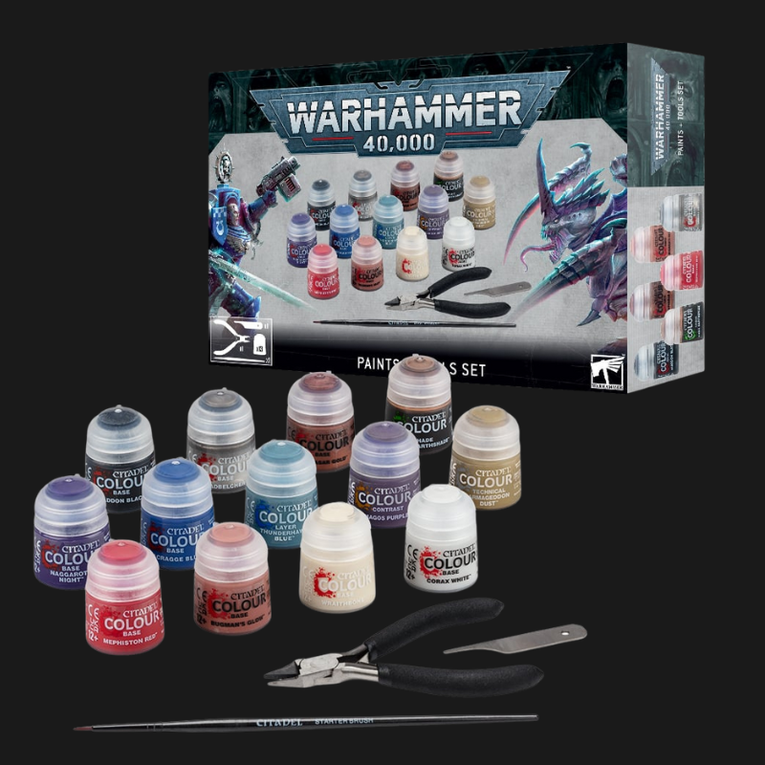 Warhammer 40,000: Paints + Tools Set