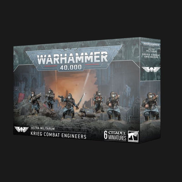 Games Workshop Warhammer 40K – Astra Militarum Krieg Combat Engineers, Nuovo Sigillato