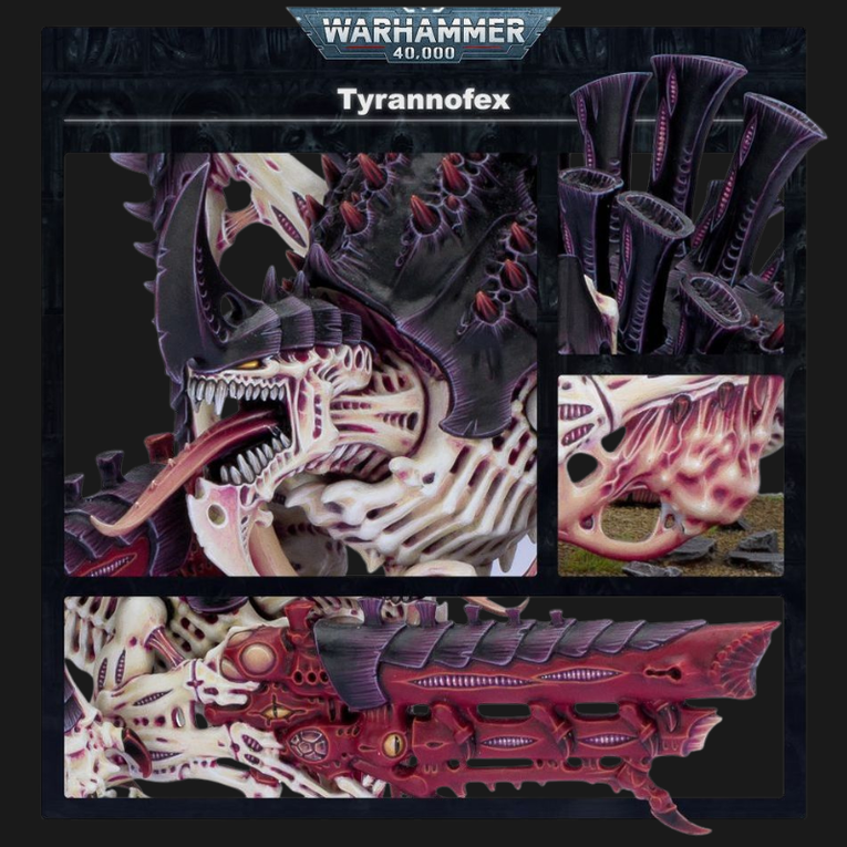 Warhammer 40K Tyranids Tyrannofex – Bio-Tank Monster Kit