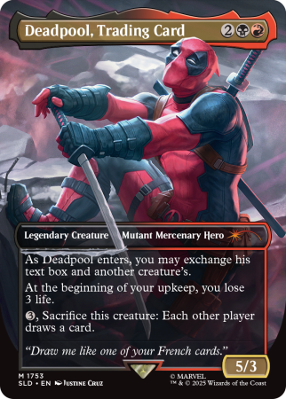 Secret Lair x Marvel's Deadpool | MTG Universes Beyond Drop NON FOIL