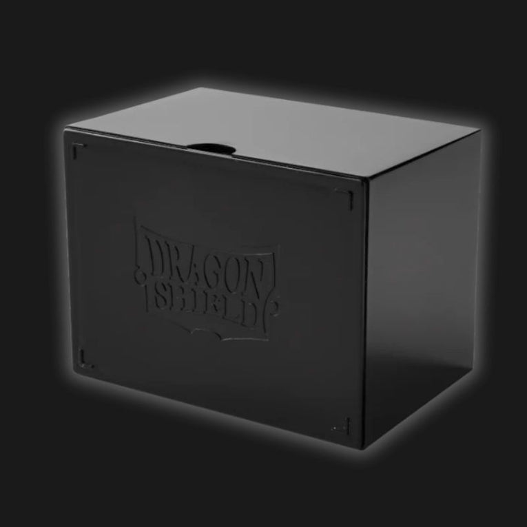 Dragon Shield Gaming Box Black – Holds 100+ Sleeved Cards, Durable Deck Storage