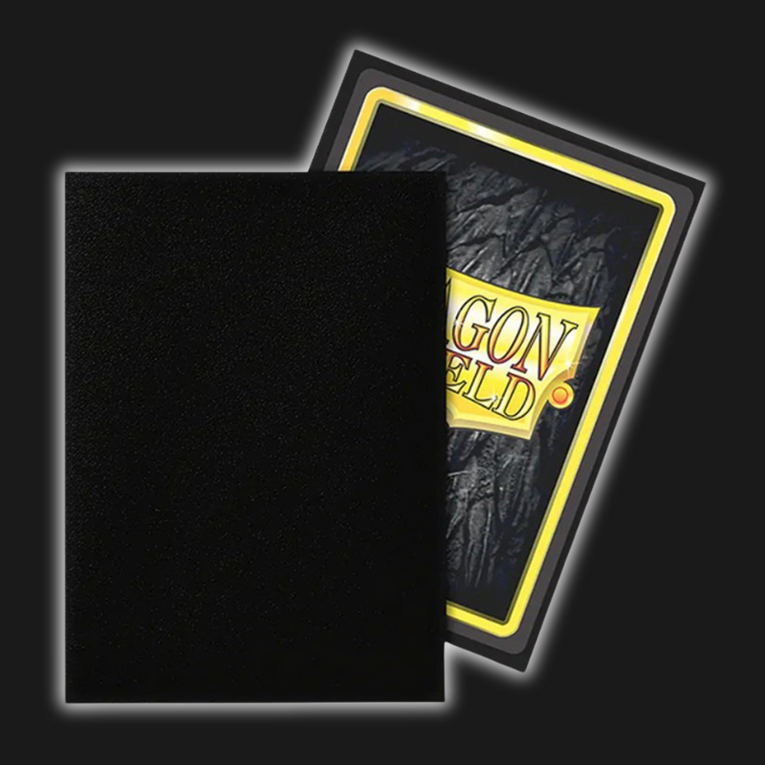 Black Dragon Shield Sleeves - Matte Non Glare Standard size - Black V2