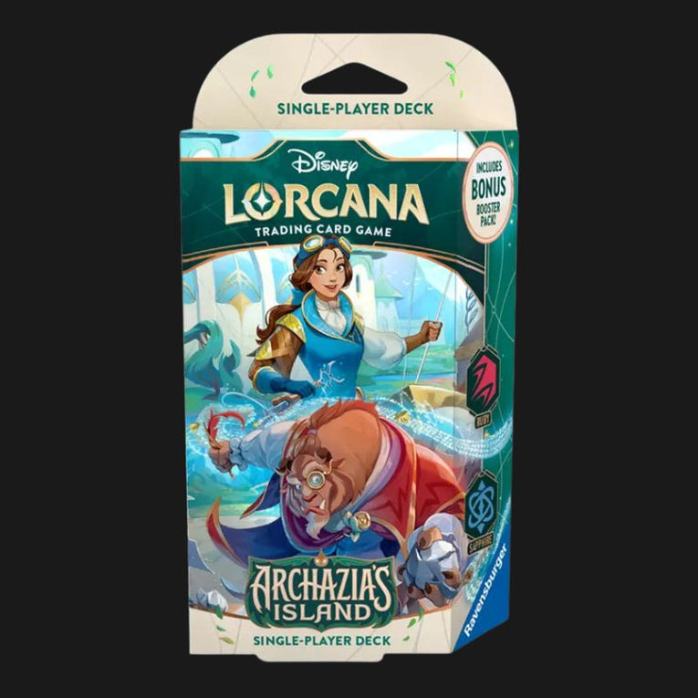 Disney Lorcana: Archazias Island - Ruby & Sapphire Starter Deck - EN