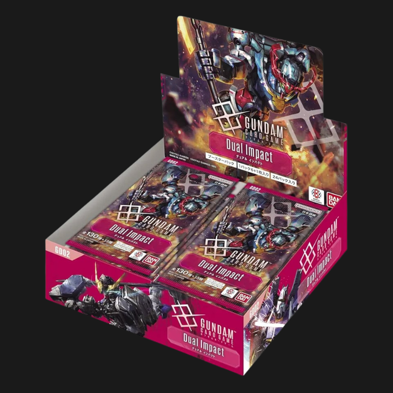 Gundam Card Game Dual Impact GD02 Booster Box – 24 Packs Collectible TCG Set