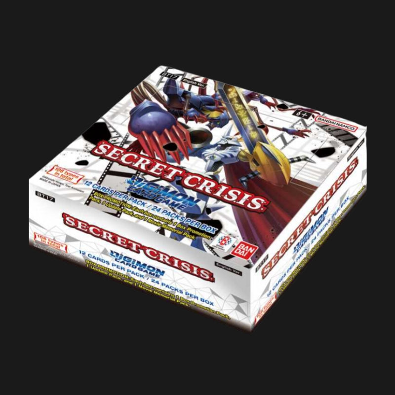 Digimon Card Game BT17 Secret Crisis Booster Box EN 24 Packs Ventura Games Digimon Card Game BT17 Secret Crisis Booster Box EN 24 Packs Ventura Games