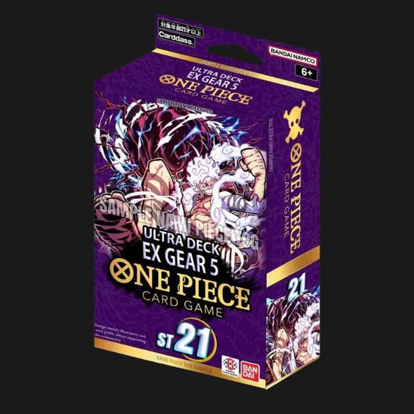 EX Ultra Starter Deck ST21 ONE PIECE TCG: EX GEAR 5 ULTRA STARTER DECK ST21 - 51 Cards, Factory Sealed 2024 One Piece Game EX Ultra Starter Deck ST21 ONE PIECE TCG: EX GEAR 5 ULTRA STARTER DECK ST21 - 51 Cards, Factory Sealed 2024 One Piece Game
