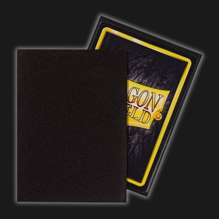 Dragon Shield Standard Sleeves - Matte Black (100 Sleeves)