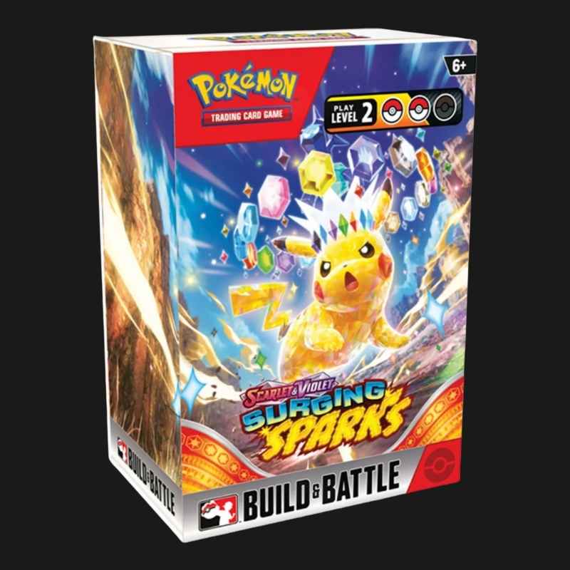 pokemon trading card game 8 pack Scarlet & Violet 8 Surging Sparks Build & Battle Box – Ventura Games