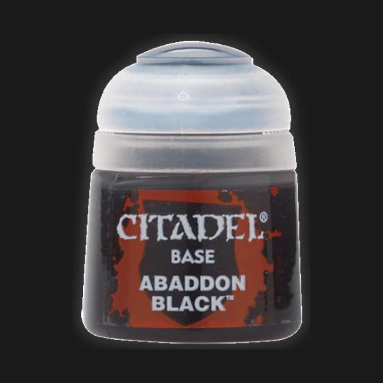 Citadel: Paint Base - Abaddon Black - Ventura Games