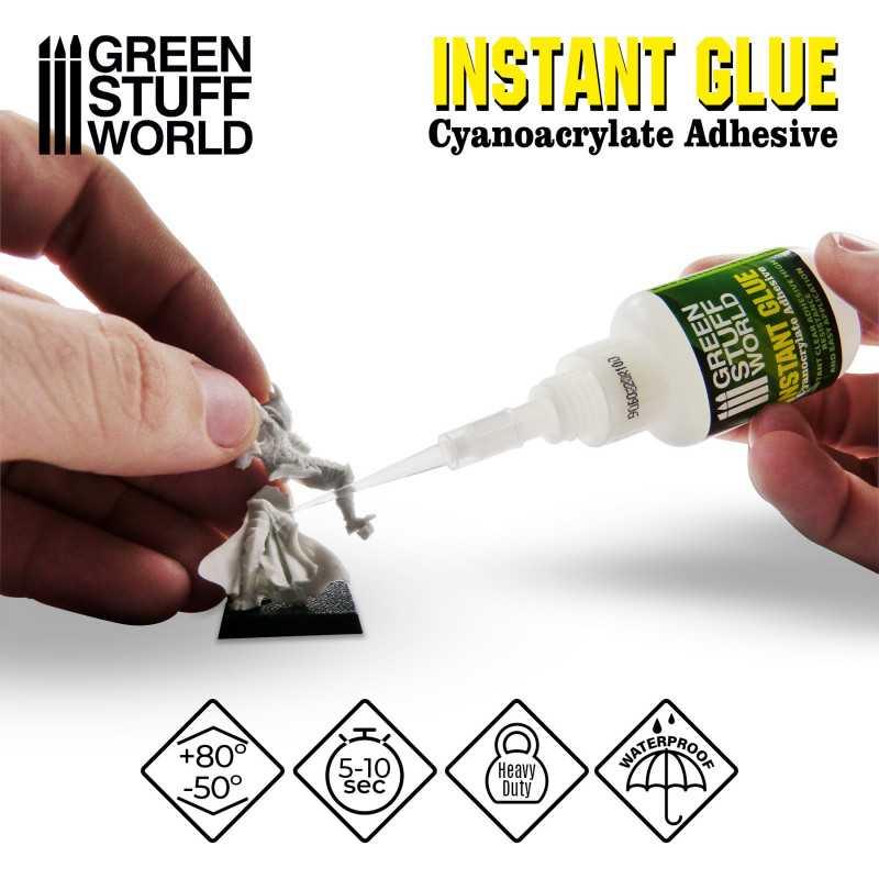Cyanoacrylate Glue 20g - Fast-Bonding Adhesive - Green Stuff World - Ventura Games