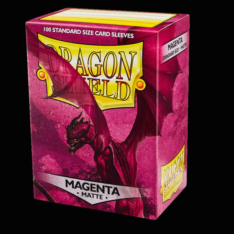 Dragon Shield Magenta - Matte Sleeves - Standard Size - Ventura Games