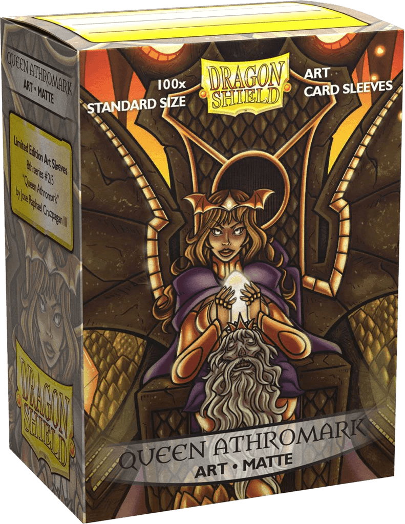 Dragon Shield Sleeves - Matte Queen Athromark (100 Sleeves) - Ventura Games