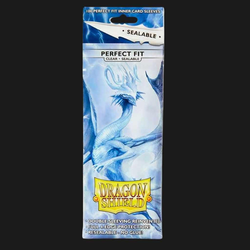 Dragon Shield Standard Perfect Fit Sealable Sleeves - Clear - Ventura Games