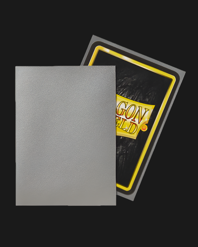 Dragon Shield Standard Sleeves - Matte Silver (100 Sleeves) - Ventura Games