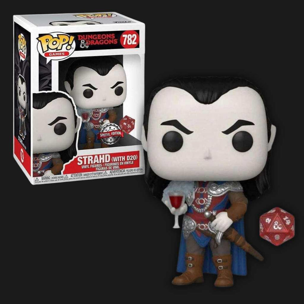 Funko POP! Games Dungeons & Dragons Strahd (With D20) Special Edition - Ventura Games