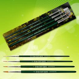 GREEN SERIES Synthetic Brush Set by Green Stuff World - Ventura Games
