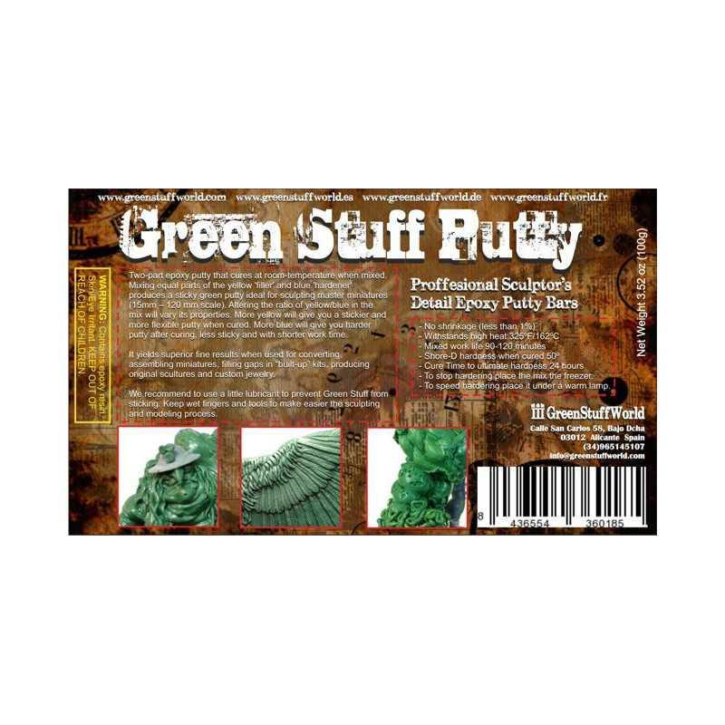 Green Stuff Bar 100 gr. by Green Stuff World - Ventura Games