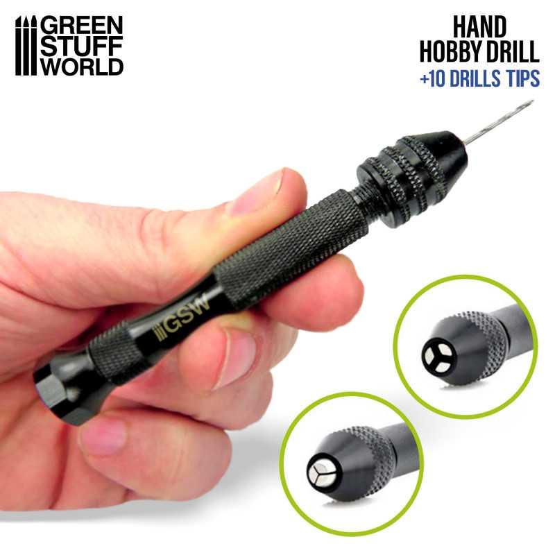 Hobby Hand Drill - Black Color by Green Stuff World - Ventura Games