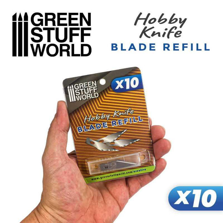 10x Hobby Knife Blade Refill - Green Stuff World - Ventura Games
