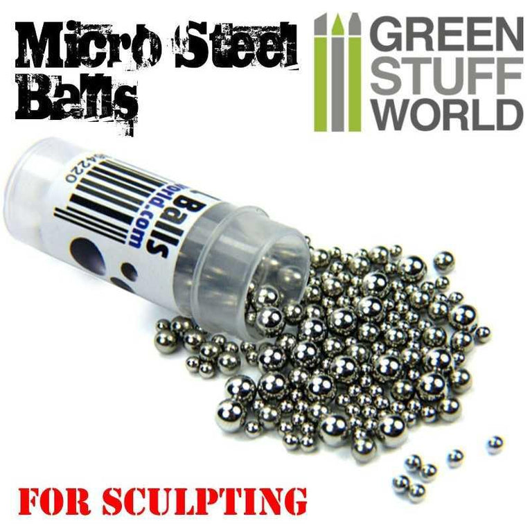 Micro STEEL Balls (2-4mm) by Green Stuff World - Ventura Games
