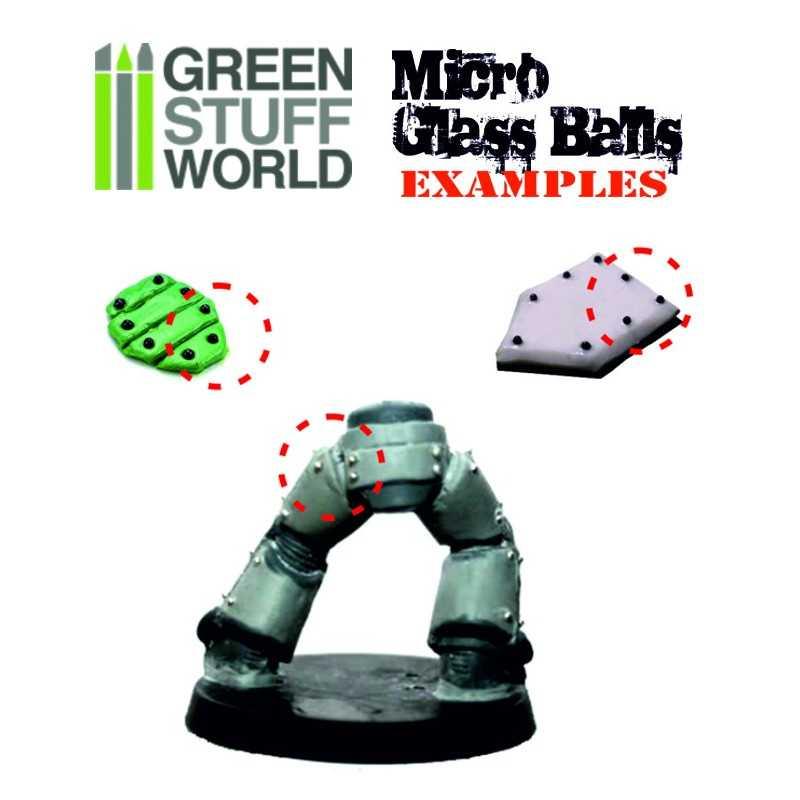 Mixed Micro Glass Balls (0.5-1.5mm) by Green Stuff World - Ventura Games