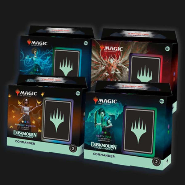 MTG - Duskmourn: House of Horrors Commander Deck Display (4 Decks)