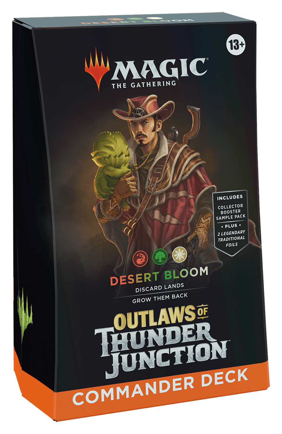 Desert Bloom Commander Deck | Outlaws of Thunder Junction | MTG Precon Ventura Games Desert Bloom Commander Deck | Outlaws of Thunder Junction | MTG Precon Ventura Games