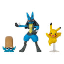 Pokémon Battle Figure Set Figure 3-Pack Pikachu, Omanyte, Lucario - Ventura Games