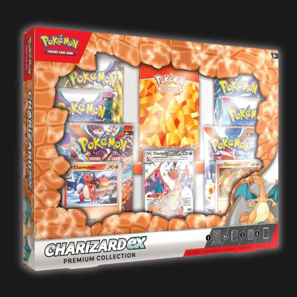ポケモンカード CHARIZARD ex & CHARMELEON セット Pokemon: Charizard EX Premium Collection Box – Card Monster Games