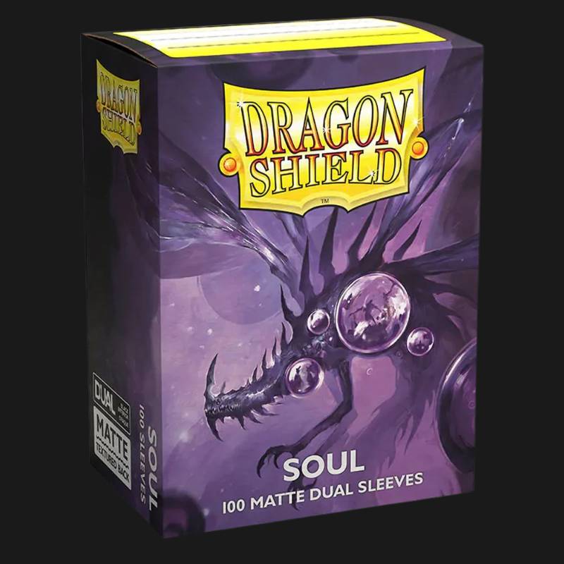 Standard Size 100 Count Card Protectors Dragon Shield Matte Purple Card  Sleeves - 2 Pack Value Bundle, 100 Sleeves Per Box (200 Total) 100 Count Card  Sleeves