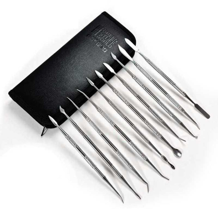 Professional Sculpting Tools with Case - Green Stuff World - Ventura Games