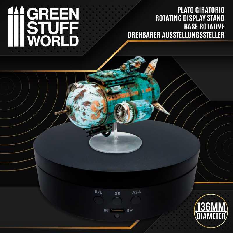 Rotating Display Stand 136mm by Green Stuff World - Ventura Games