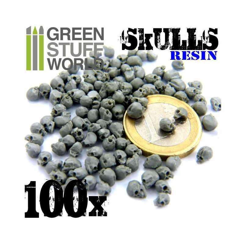 SKULLS Resin Set x100 - Green Stuff World - Create Stunning Warhammer Terrain - Ventura Games
