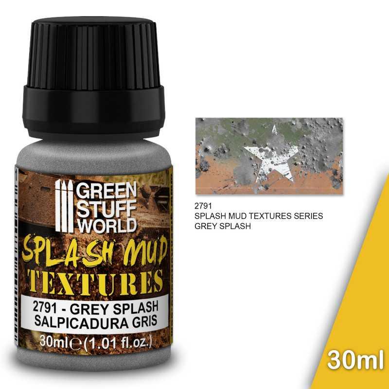 Splash Mud Textures - GREY 30ml by Green Stuff World - Ventura Games