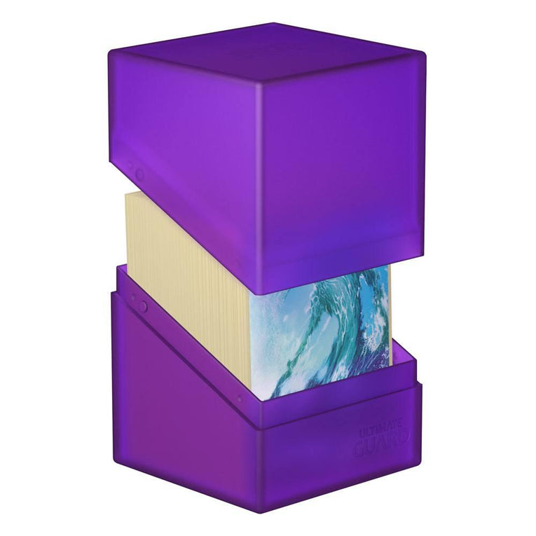 Ultimate Guard Boulder Deck Case 100+ Standard Size Amethyst - Ventura Games