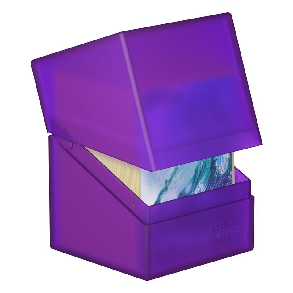 Ultimate Guard Boulder Deck Case 100+ Standard Size Amethyst - Ventura Games