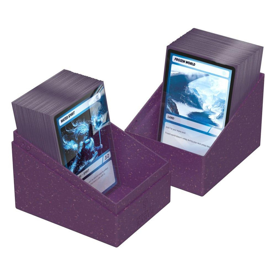 Ultimate Guard Return To Earth Boulder Deck Case - 133+ Standard Size - Purple - Ventura Games