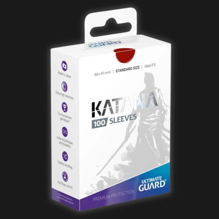 Ultimate Guard Sleeves Katana Red - Ventura Games