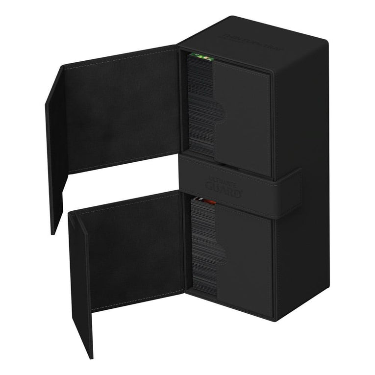 Ultimate Guard Twin Flip`n`Tray 266+ Xenoskin Black - Ventura Games