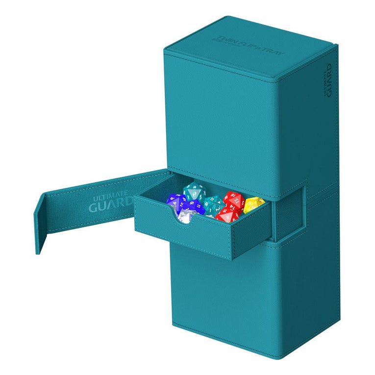 Ultimate Guard Twin Flip`n`Tray 266+ Xenoskin Petrol - Ventura Games