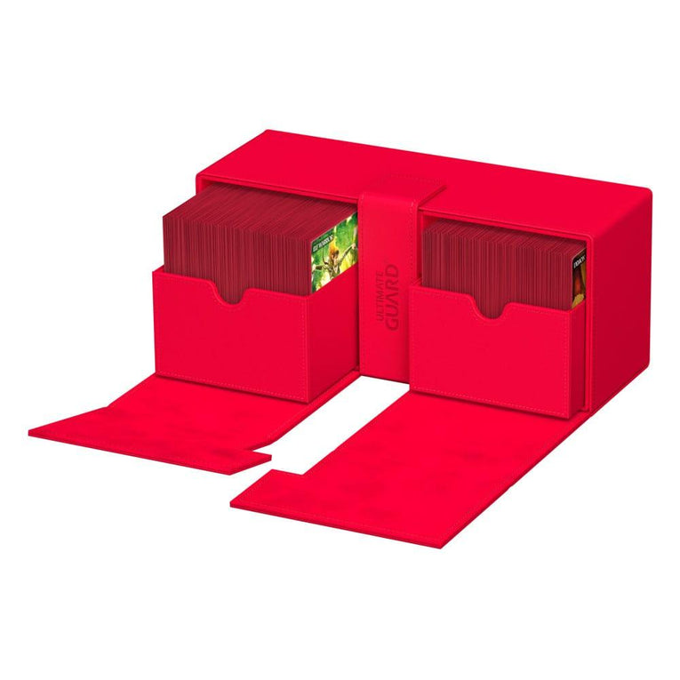 Ultimate Guard Twin Flip`n`Tray 266+ Xenoskin Red - Ventura Games
